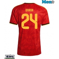 Belgium Amadou Onana #24 Replica Home Shirt World Cup 2026 Short Sleeve